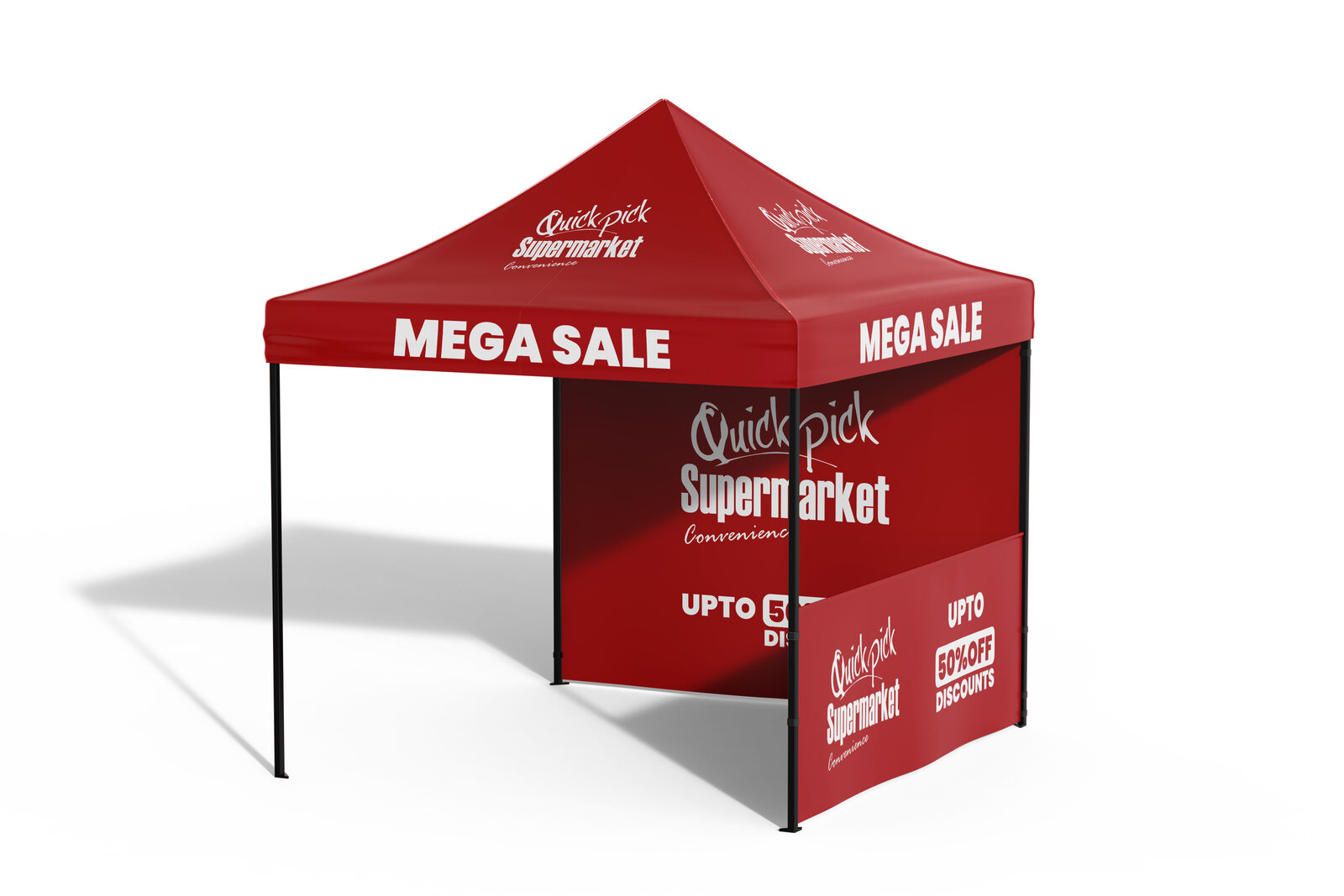 Quick Pick promo tent